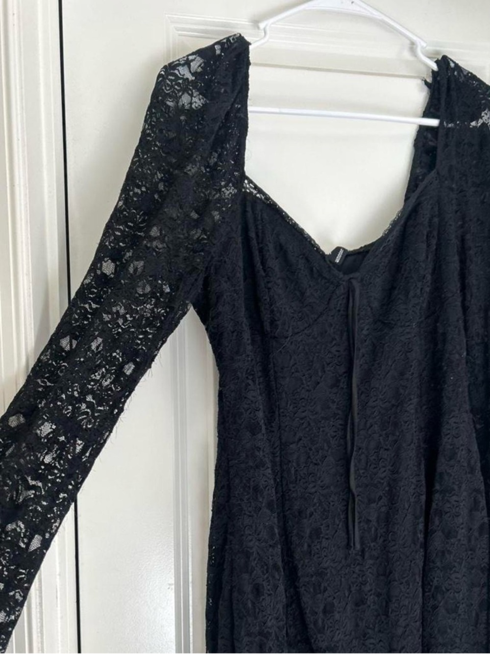 Windsor Black Lace Mini Dress